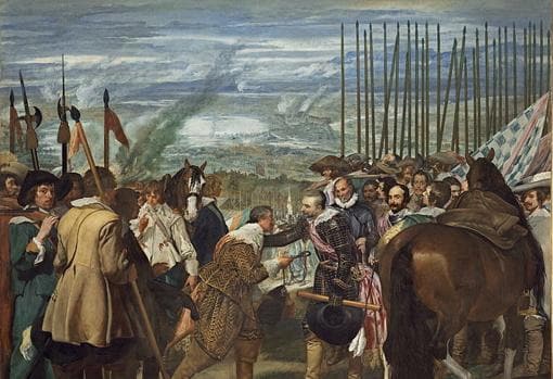 rendición de Breda de 1625, por Diego Velázquez