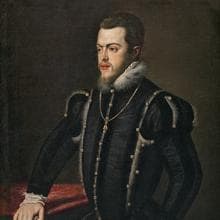 Retrato del príncipe Felipe de España por Tiziano
