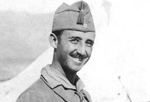Franco, durante su etapa en Marruecos