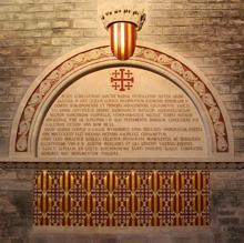 Cenotafio de Ramón Berenguer IV, colocado en el año 1893.