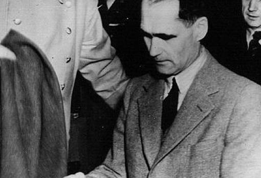 Rudolf Hess, durante los juicios