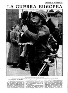 Reportaje sobre la destrucción de la catedral de Reims, en 1914