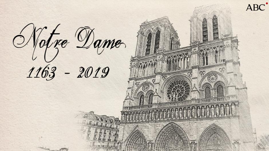 Vídeo: La historia de Notre Dame en un minuto