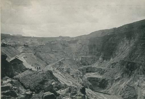 Viste general de las minas de Riotinto, en 1894