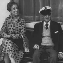 Carmen Polo y Francisco Franco en el yate Azor en sus últimos viajes