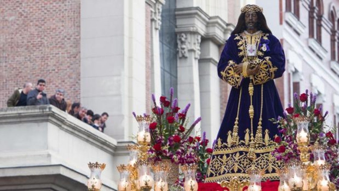 El Cristo de Medinacelli, durante la Semana Santa, en una imagen de archivo