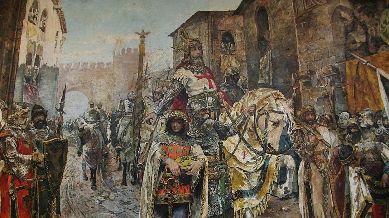 Entrada triunfal del rey Jaime I en la ciudad de Valencia, de Fernando Richart Montesinos