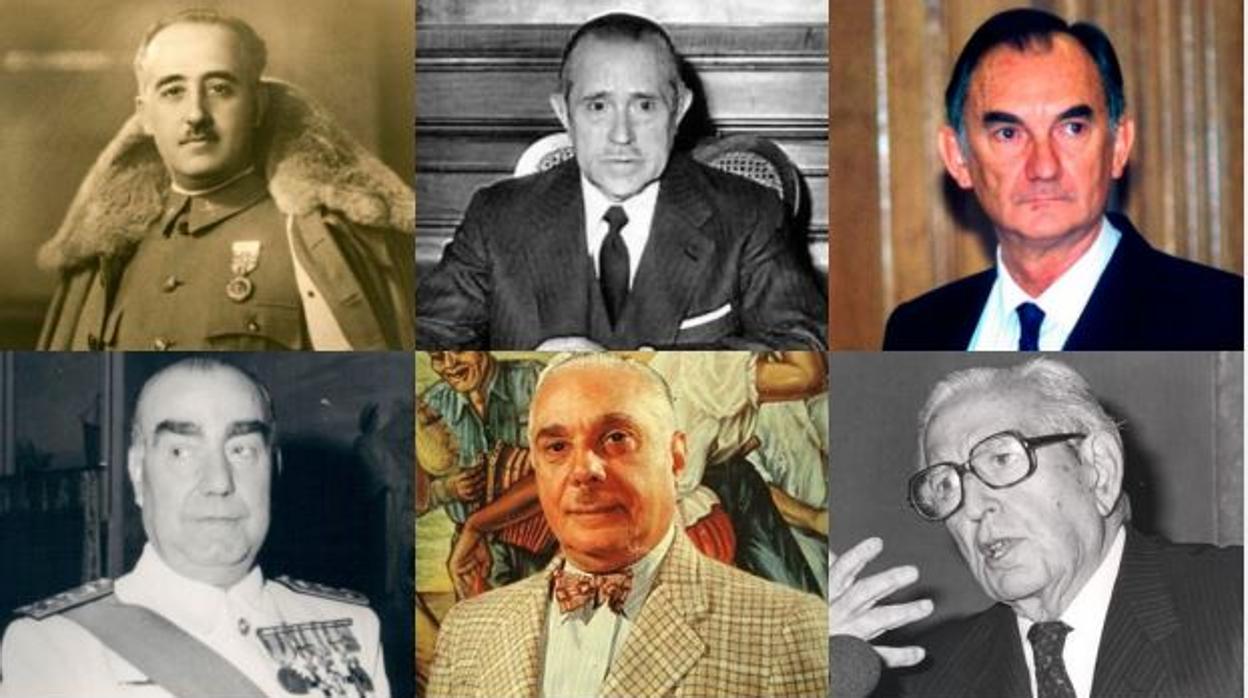 Algunos de los personajes históricos enterrados en Mingorrubio, como Franco