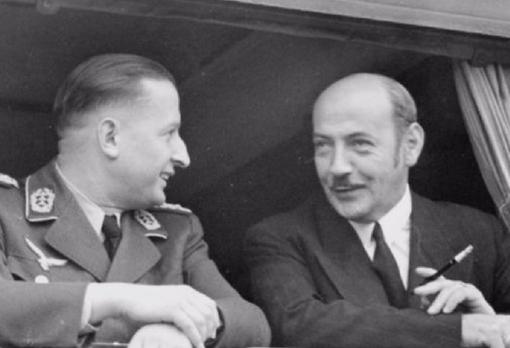 Hermann y su hermano Albert Göring, en una imagen de archivo