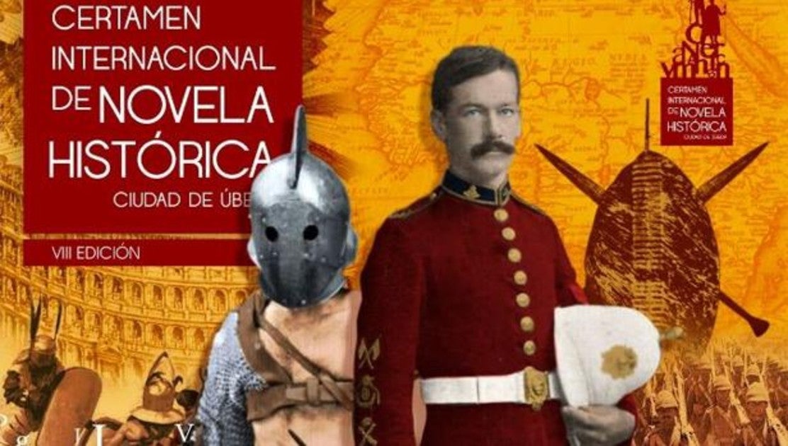 Cartel del Certamen Internacional de Novela Histórica Ciudad de Úbeda