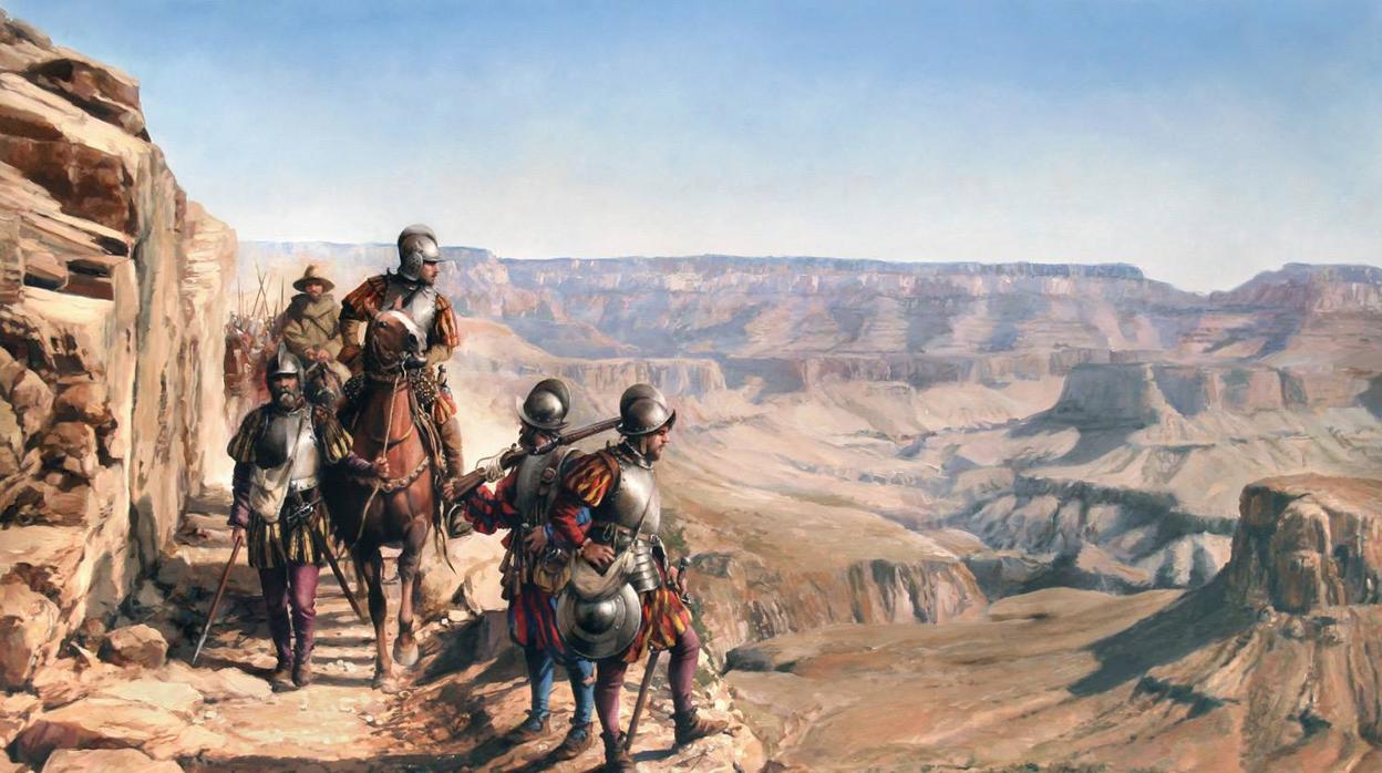 Pintura de la conquista del Colorado
