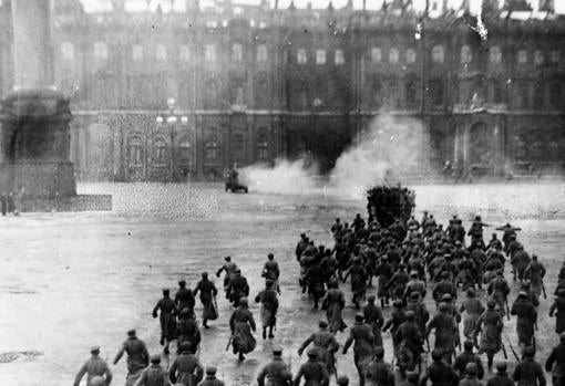 Asalto al Palacio de Invierno en 1917