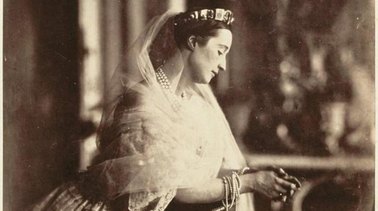 Fotografía de la Emperatriz Eugenia, en 1856.