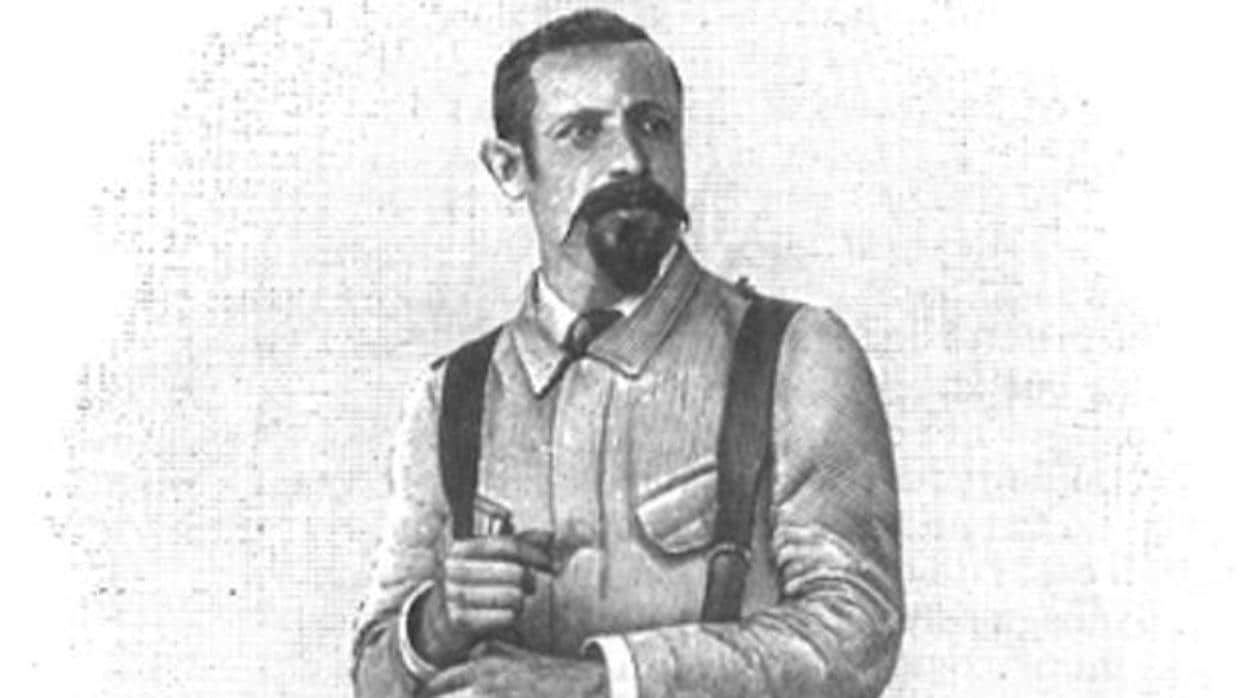 Retrato de Eloy Gonzalo, el héroe de Cascorro, publicado en la prensa de la época