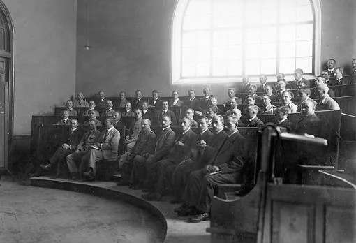 Los alemanes, en clases de español, en la Universidad de Zaragoza, en 1916