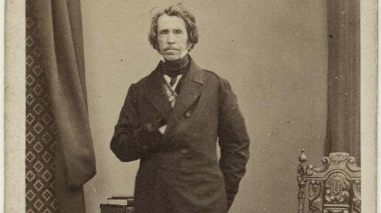 Fotografía de Lacy Evans, en 1860, expuesta en la National Portrait Gallery