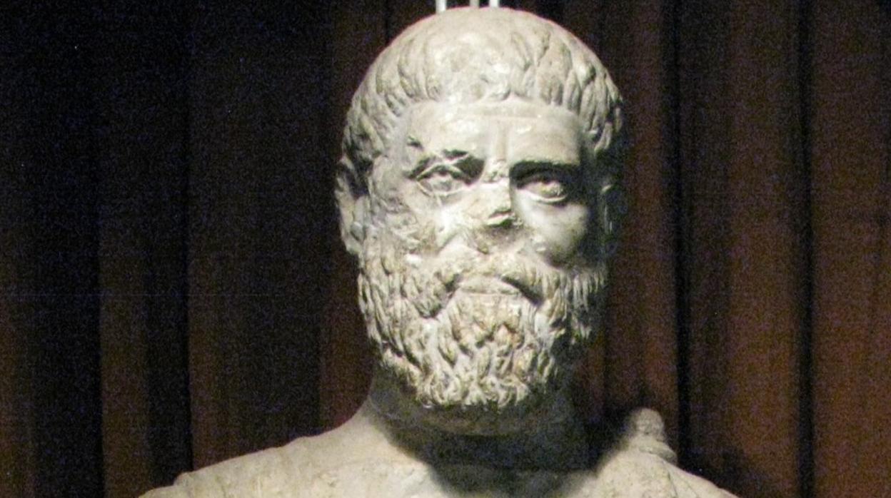 Busto atribuido a Pertinax. Muzeul Naţional al Unirii, Alba Iulia.