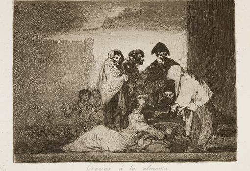 «Gracias a la almorta», de Goya