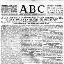 ABC, el 2 de septiembre de 1945