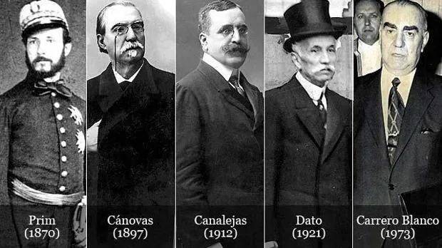 Las dudosas versiones oficiales que se dieron en los asesinatos de los presidentes de España