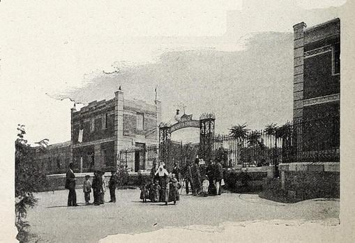 El asilo de Santa Cristina, en 1917