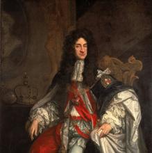 Carlos II, por Sir Godfrey Kneller (1685).