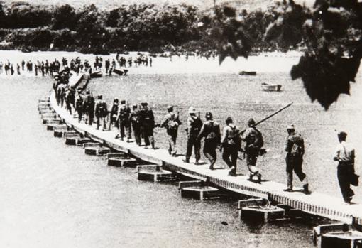 La fotografía más famosa de la contienda