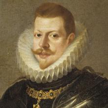 Retrato de Felipe III por Pedro Antonio Vidal.