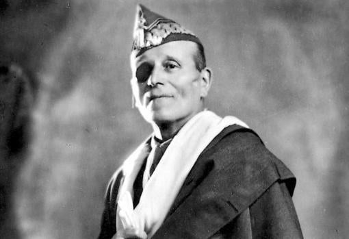 El general Millán Astray en 1930.