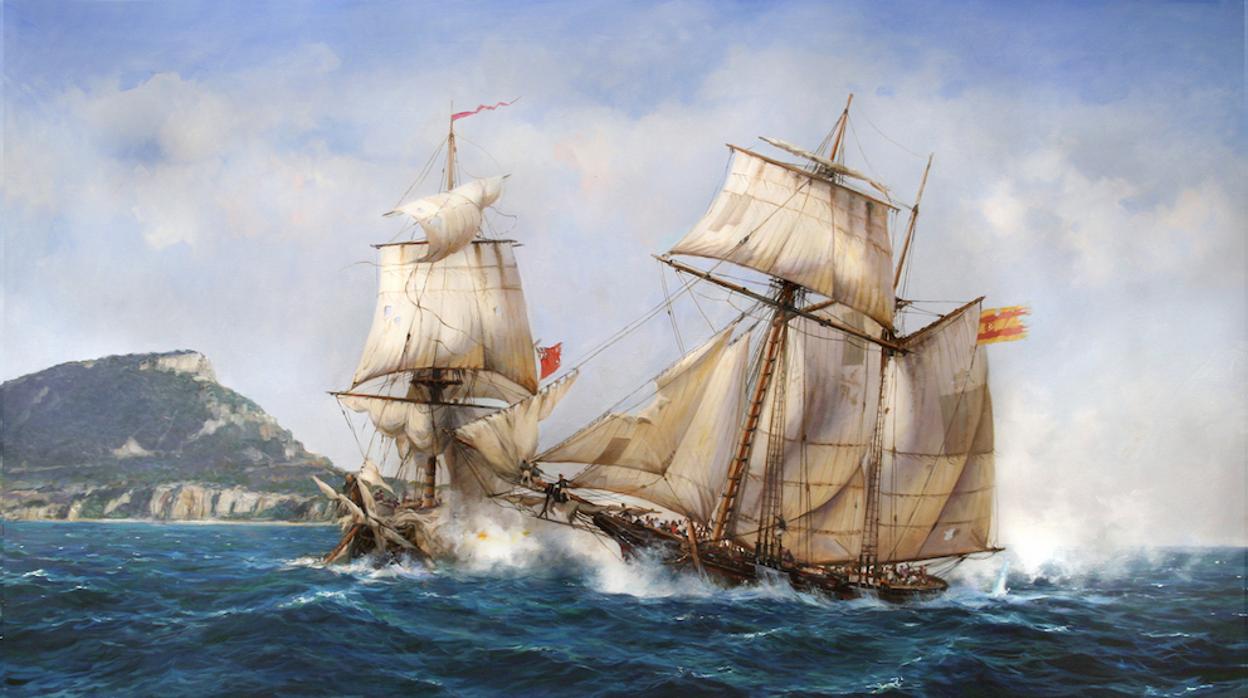 Presa frente a Gibraltar