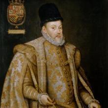 El Rey Felipe II de España.