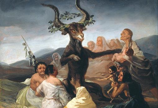 El Aquelarre, cuadro de Francisco Goya (Museo Lázaro Galdiano, Madrid).