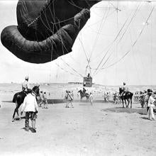 Campamento de El Hipódromo, durante la guerra contra Marruecos en 1909