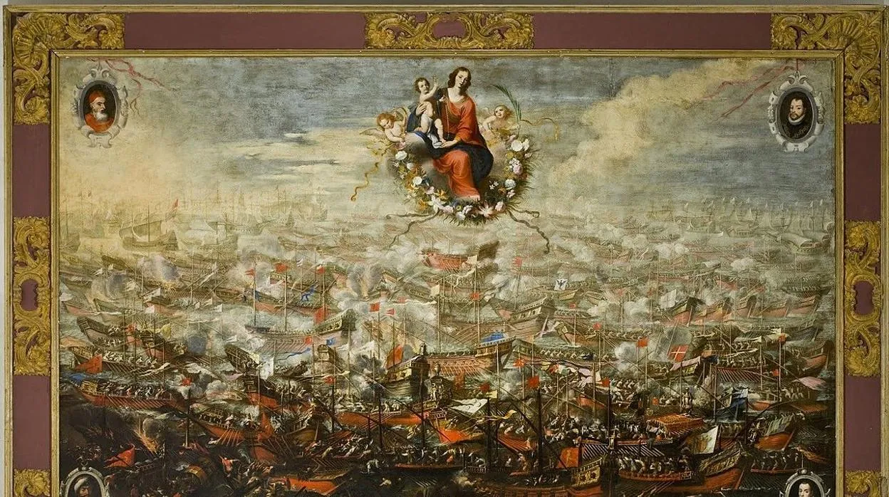 Batalla de Lepanto, por Juan de Toledo y Mateo Gilarte
