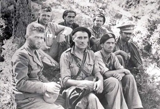 Brigadistas internacionales, en 1936