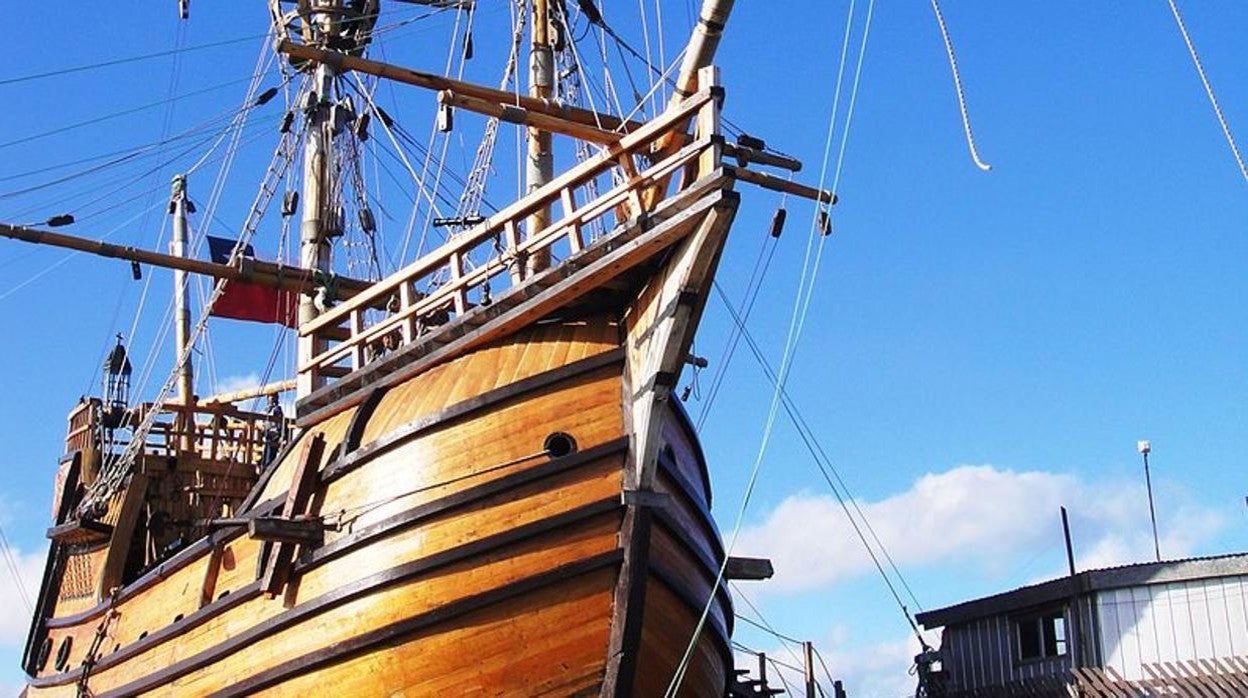 Réplica de la nao Victoria en el Museo Nao Victoria, Punta Arenas (Chile).