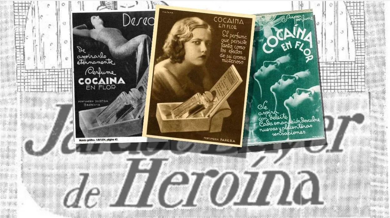 Anuncios con productos realizados con cocaína y heroína en la prensa española del siglo XX