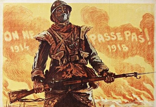 Cartel francés de la Primera Guerra Mundial.