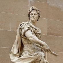 Julio César. Obra de Nicolas Coustou.