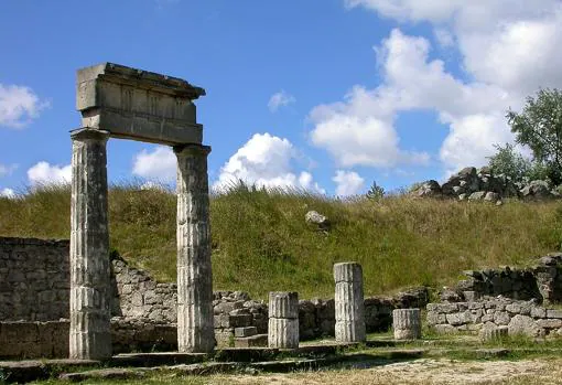 Ruinas de Panticapaeum, capital del reino del Bósforo