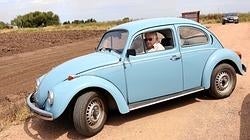 Mujica en su coche