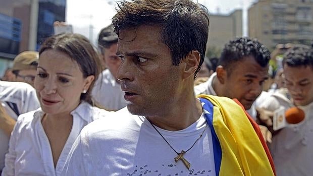 El líder opositor venezolano Leopoldo López