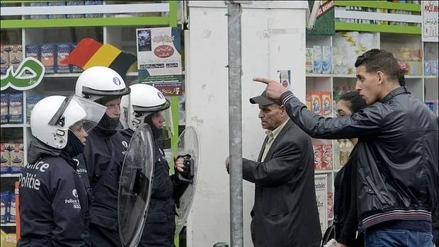 Una redada policial en Molenbeek