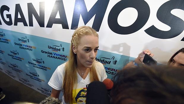 Lilian Tintori, esposa del opositor encarcelado Leopoldo López