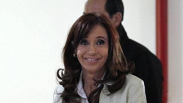 Cristina Fernández de Kirchner, a su llegada Rio Gallegos, en la provincia de Santa Cruz
