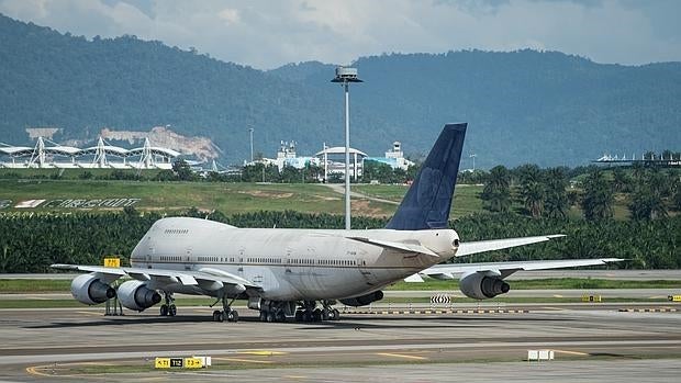 Uno de los Boeing supuestamente abandonados en el aeropuerto de Kuala Lumpur