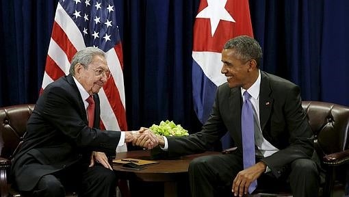 Castro y Obama reunidos en Nueva York