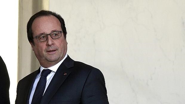 Francçois Hollande, este miércoles en París