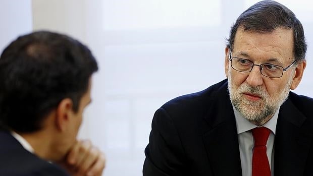 Rajoy y Sánchez, reunidos