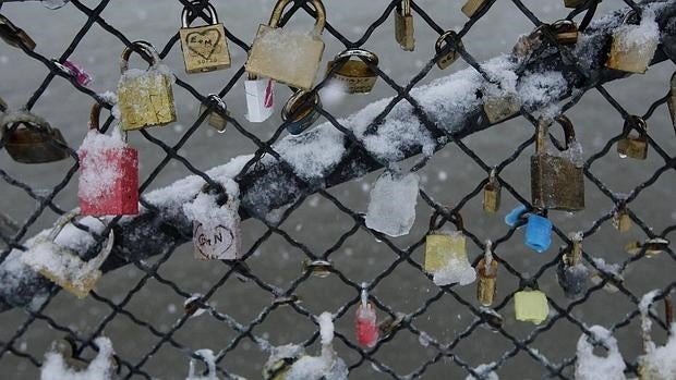 Los candados del Pont des Arts de París